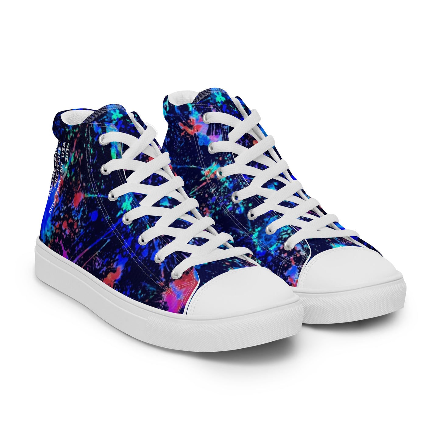 “ Art is Life 1 “ Men’s high top canvas shoes