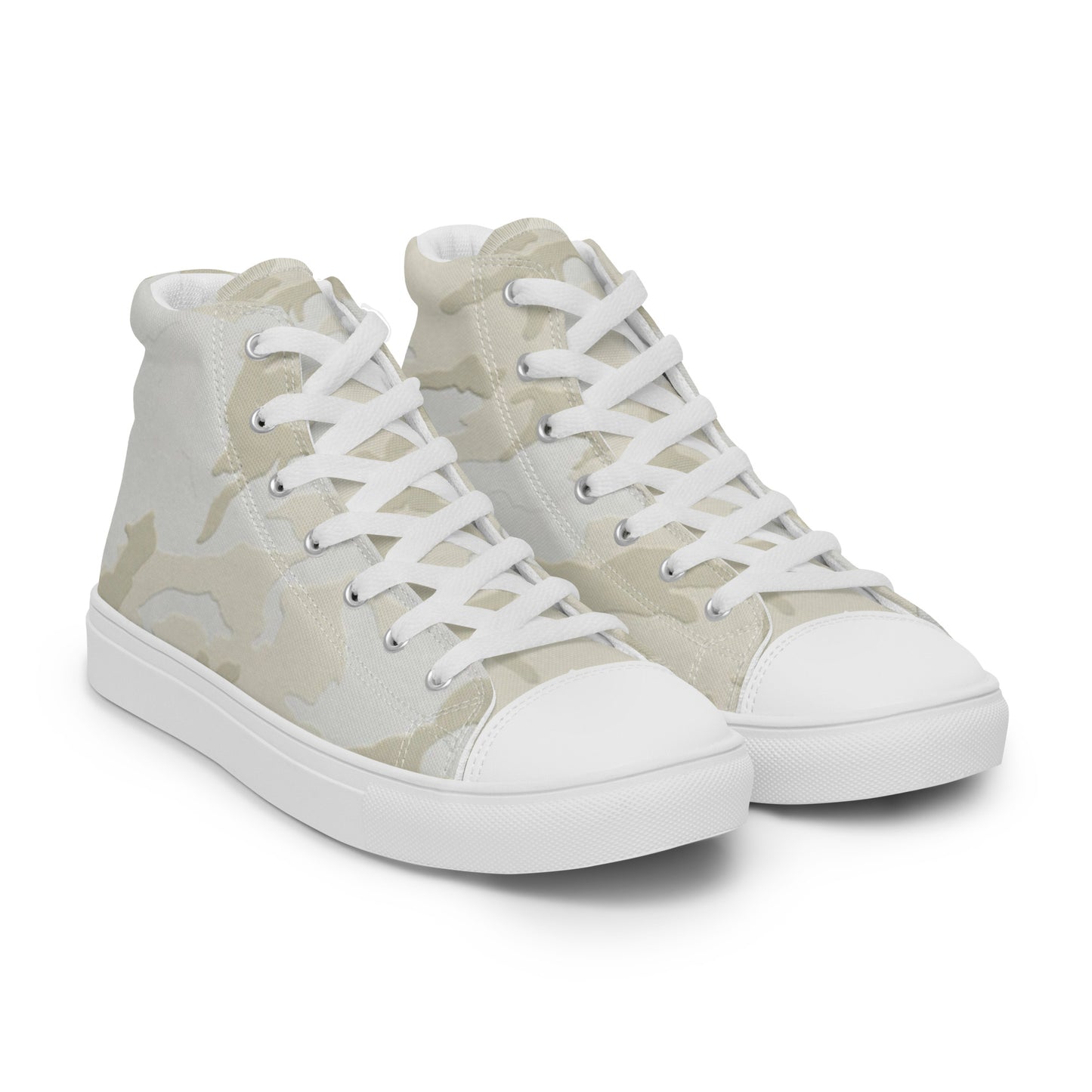 I Am Camo shadow Men’s high top canvas shoes
