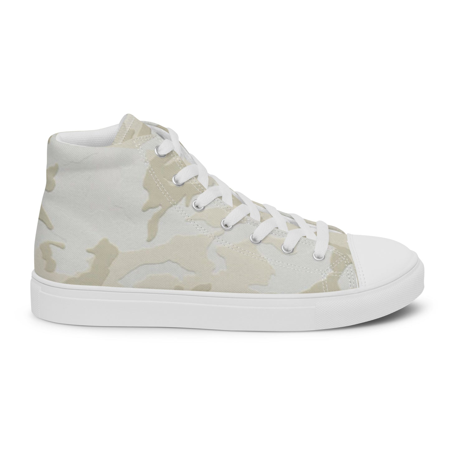 I Am Camo shadow Men’s high top canvas shoes
