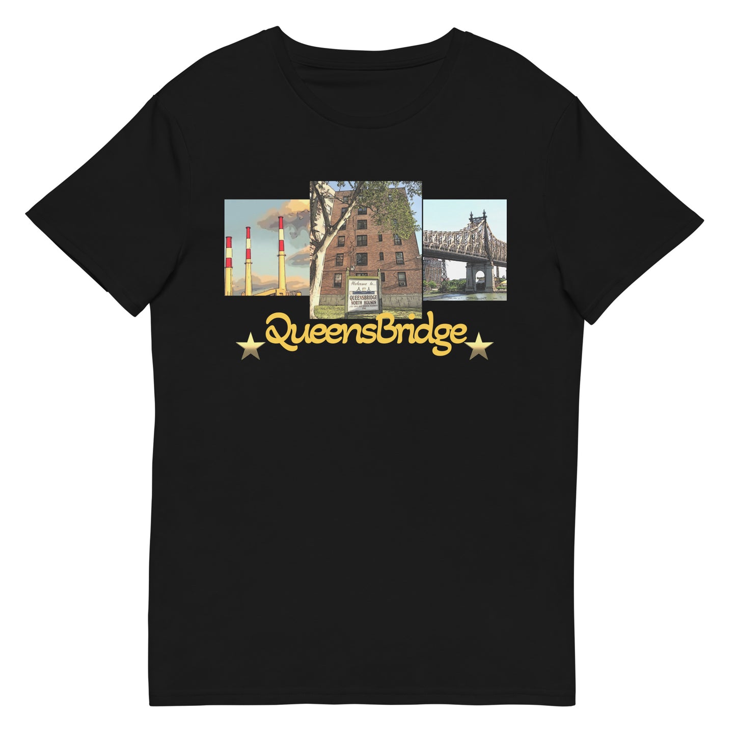 Qb animated Men's premium cotton t-shirt