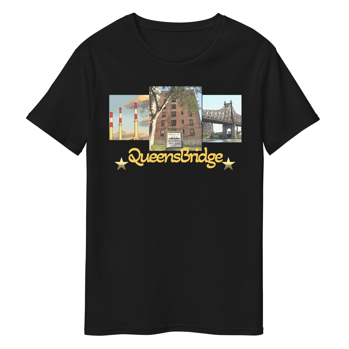 Qb animated Men's premium cotton t-shirt