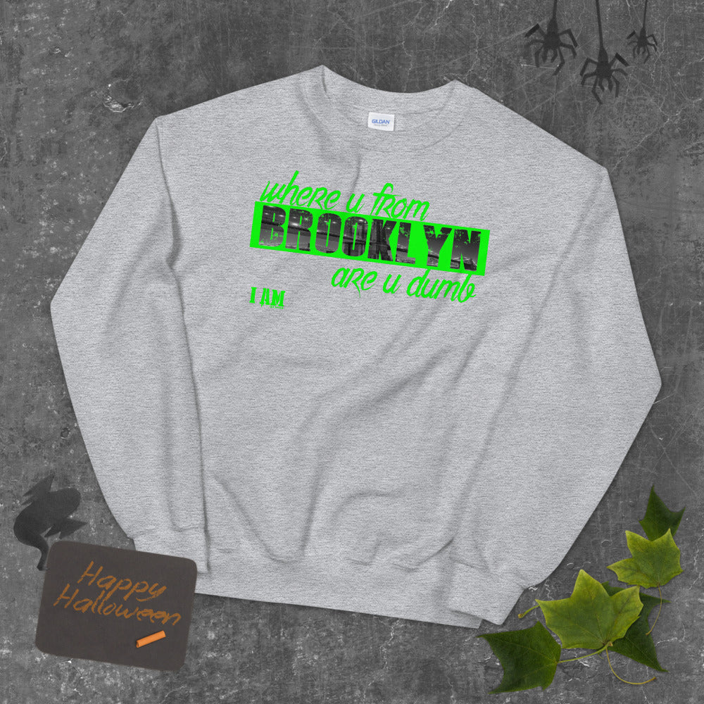 Are you dumb Unisex Sweatshirt