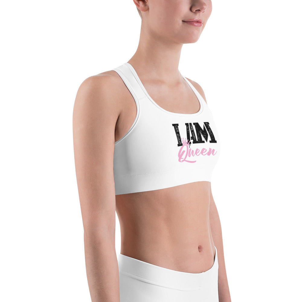 I Am Queen Sports bra