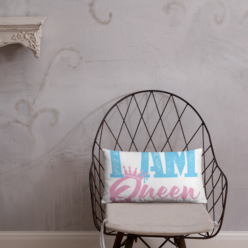 I Am Queen Basic Pillow