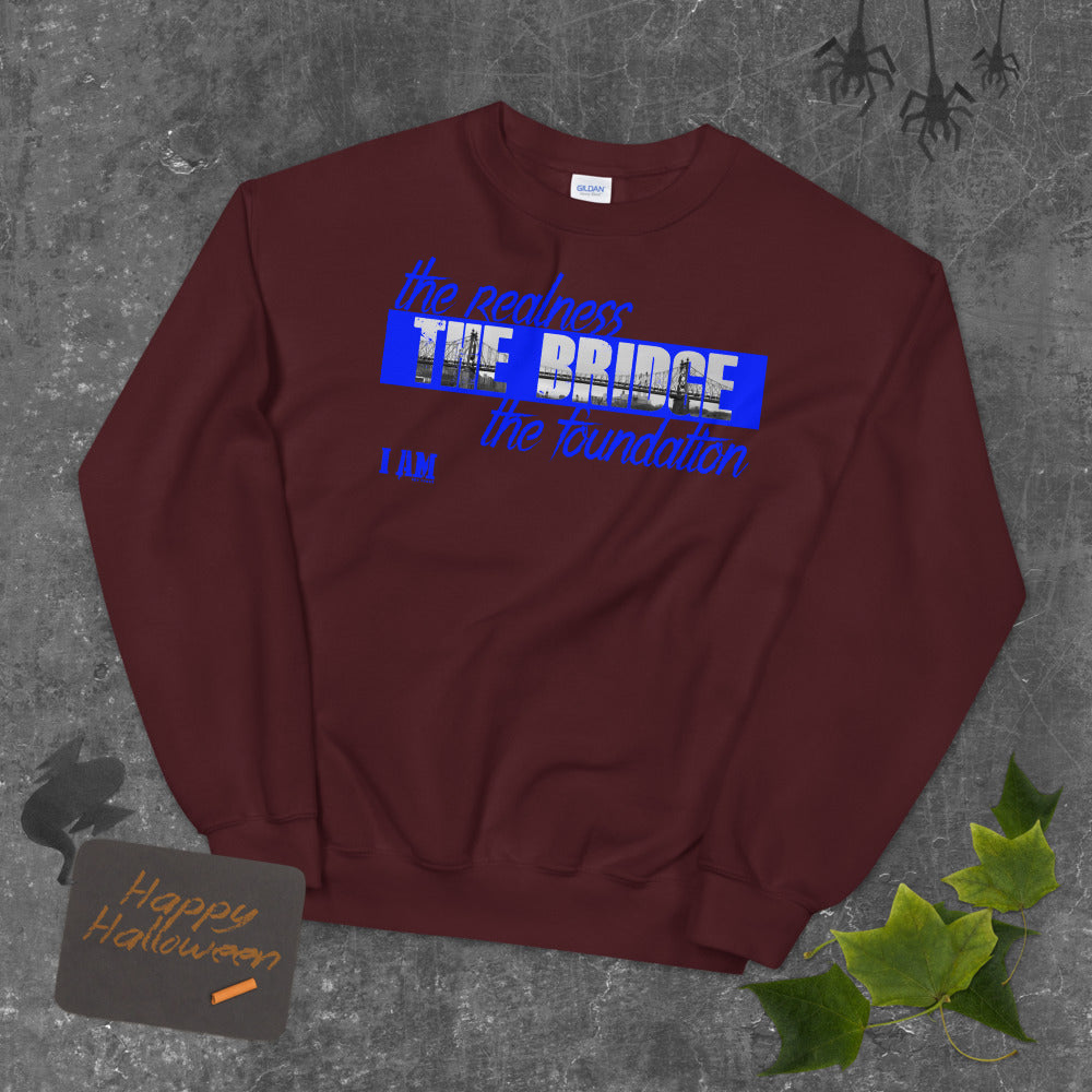 Blue QueensBridge Unisex Sweatshirt