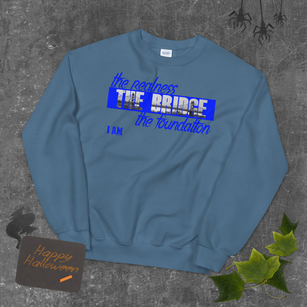 Blue QueensBridge Unisex Sweatshirt