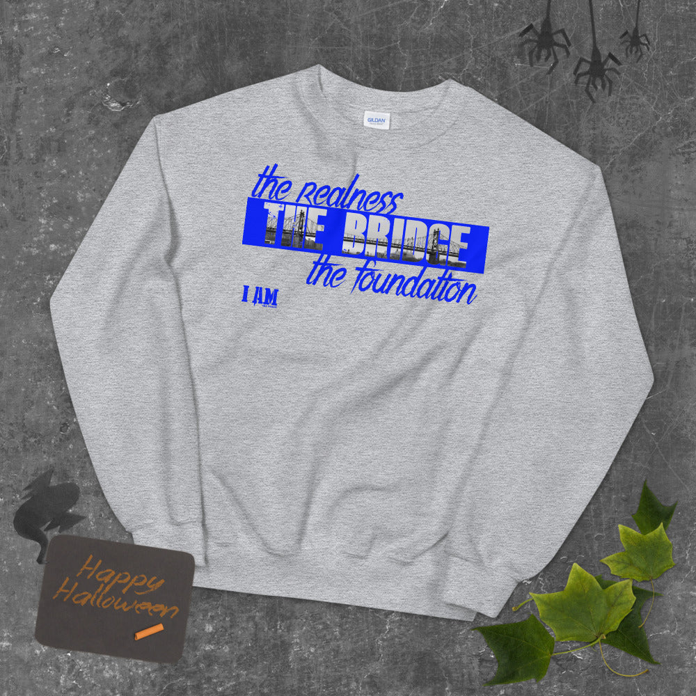 Blue QueensBridge Unisex Sweatshirt