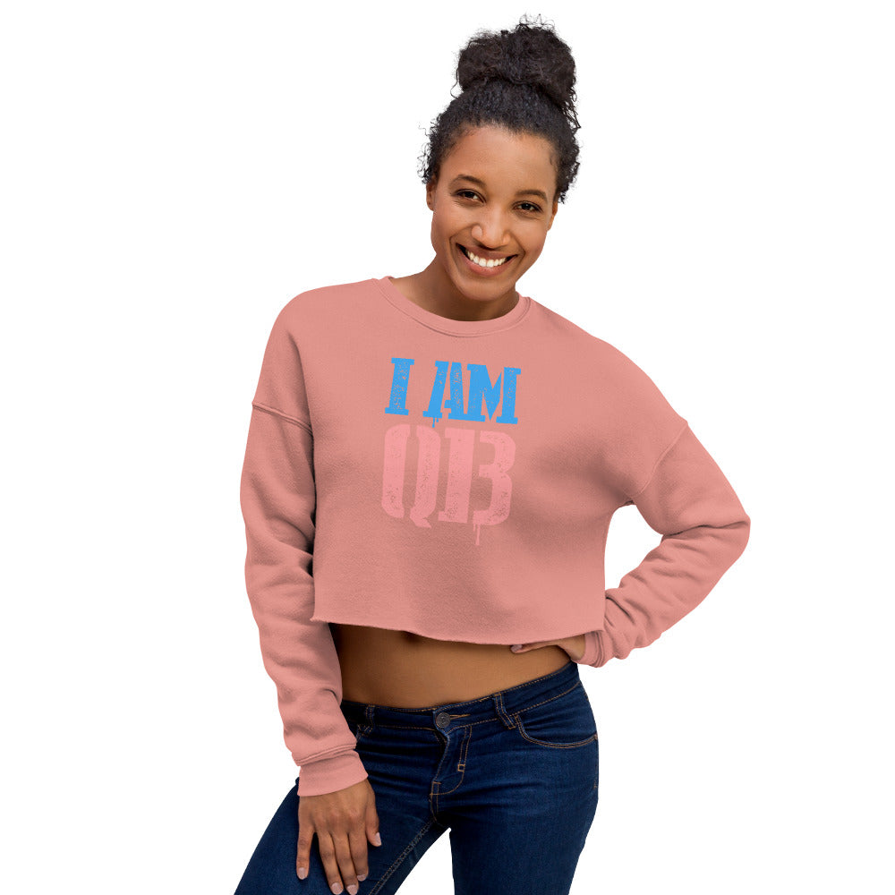 I Am Qb Crop Sweatshirt