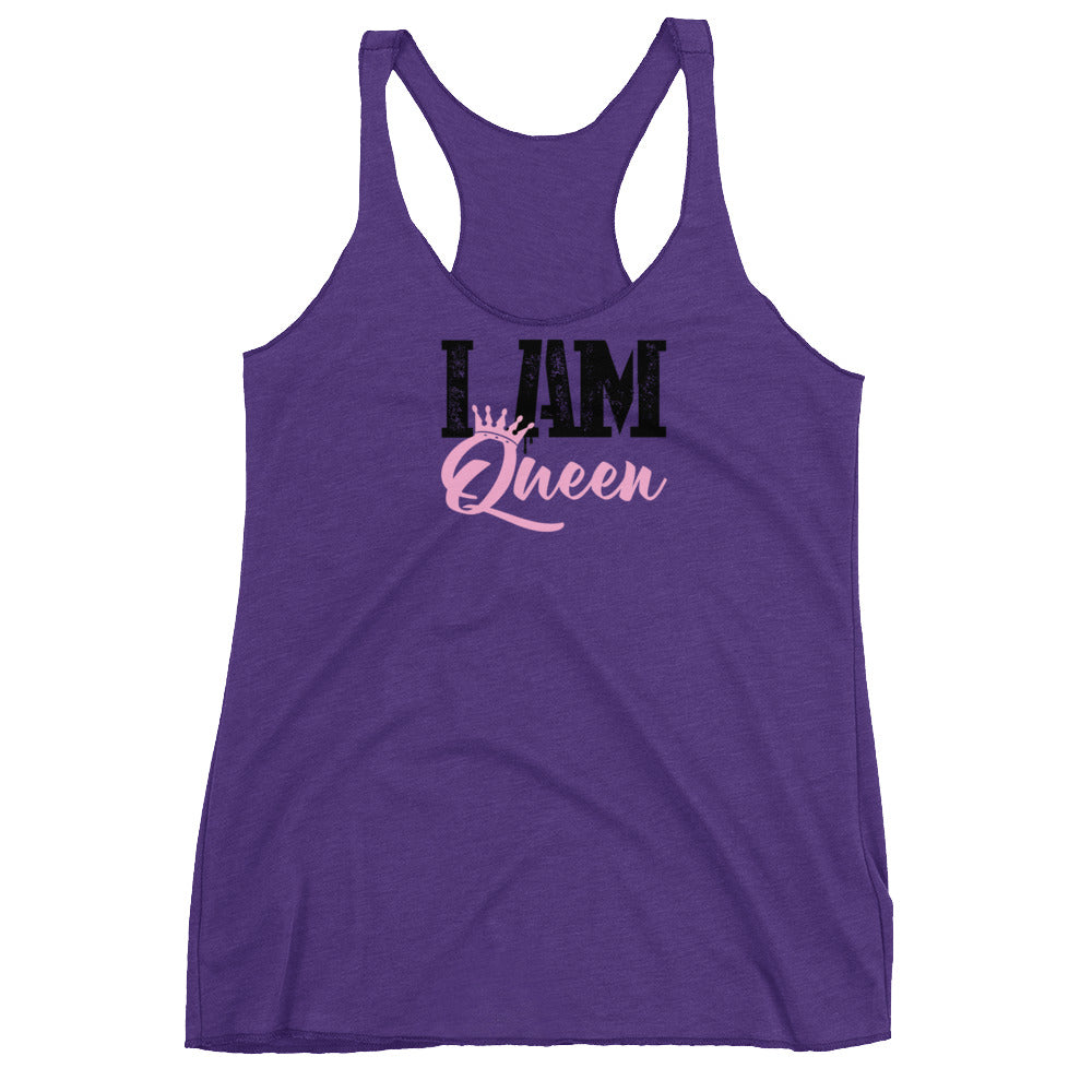 I Am Queen Women's Racerback Tank