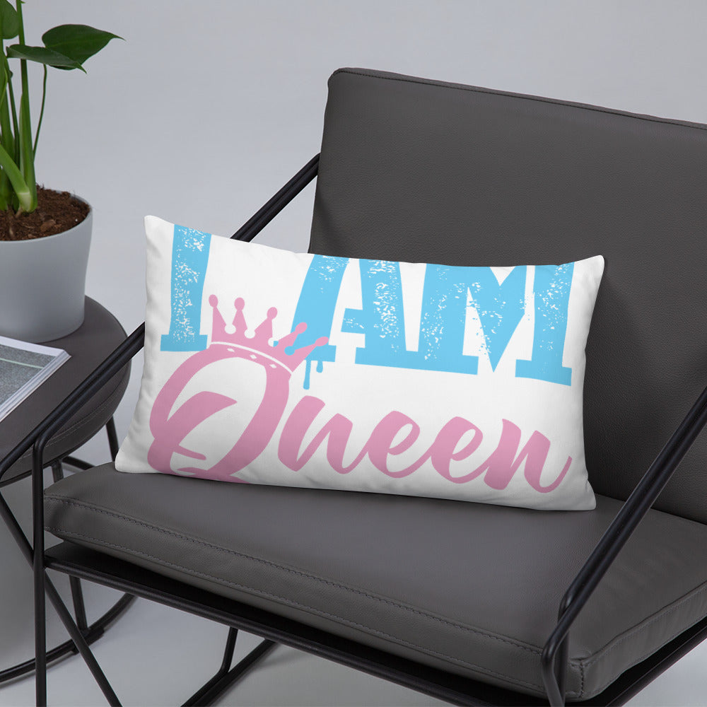 I Am Queen Basic Pillow