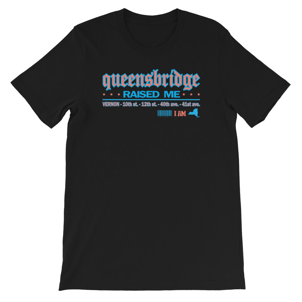 QB raised me Lb\pShort-Sleeve Unisex T-Shirt