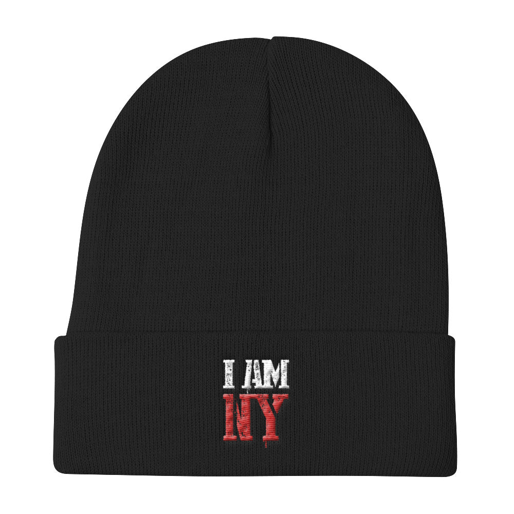 I Am Ny Knit Beanie