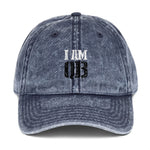 I Am Qb Vintage Cotton Twill Cap