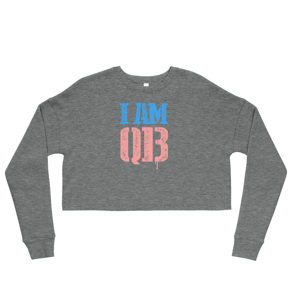 I Am Qb Crop Sweatshirt