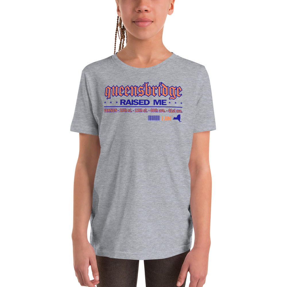 Qb Raised me Youth Short Sleeve T-Shirt