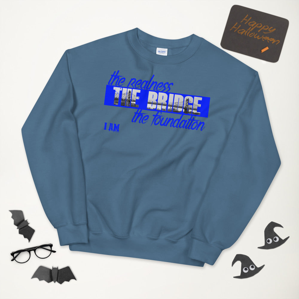 Blue QueensBridge Unisex Sweatshirt