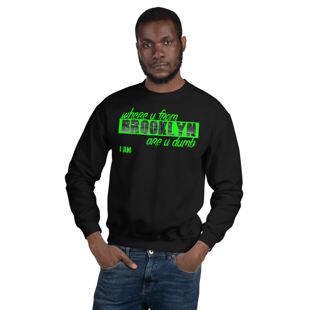 Are you dumb Unisex Sweatshirt