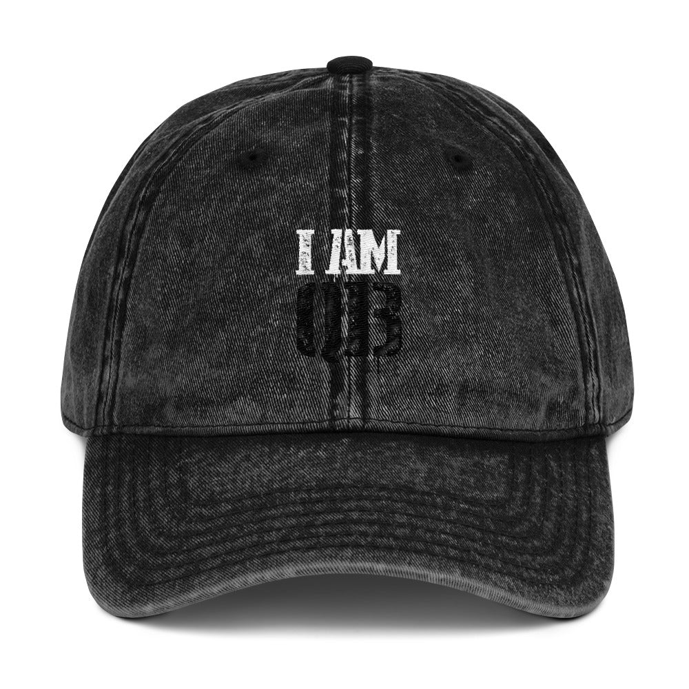 I Am Qb Vintage Cotton Twill Cap
