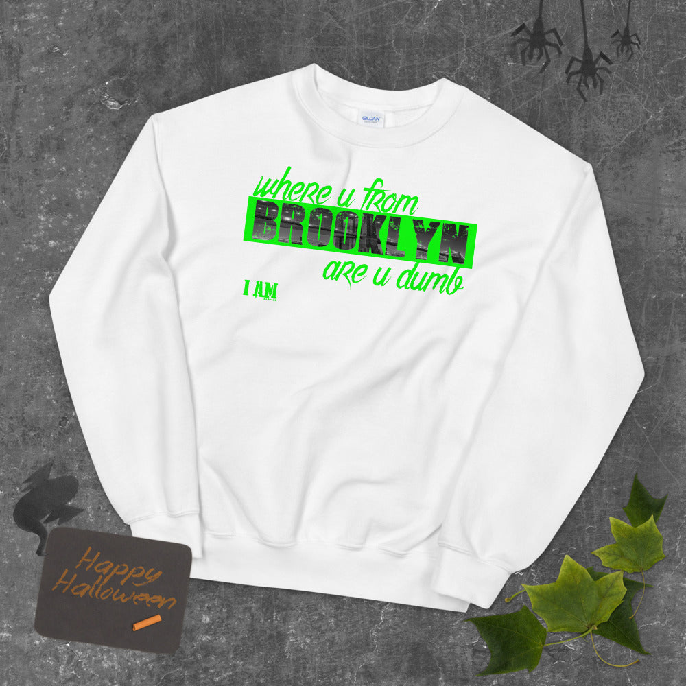 Are you dumb Unisex Sweatshirt