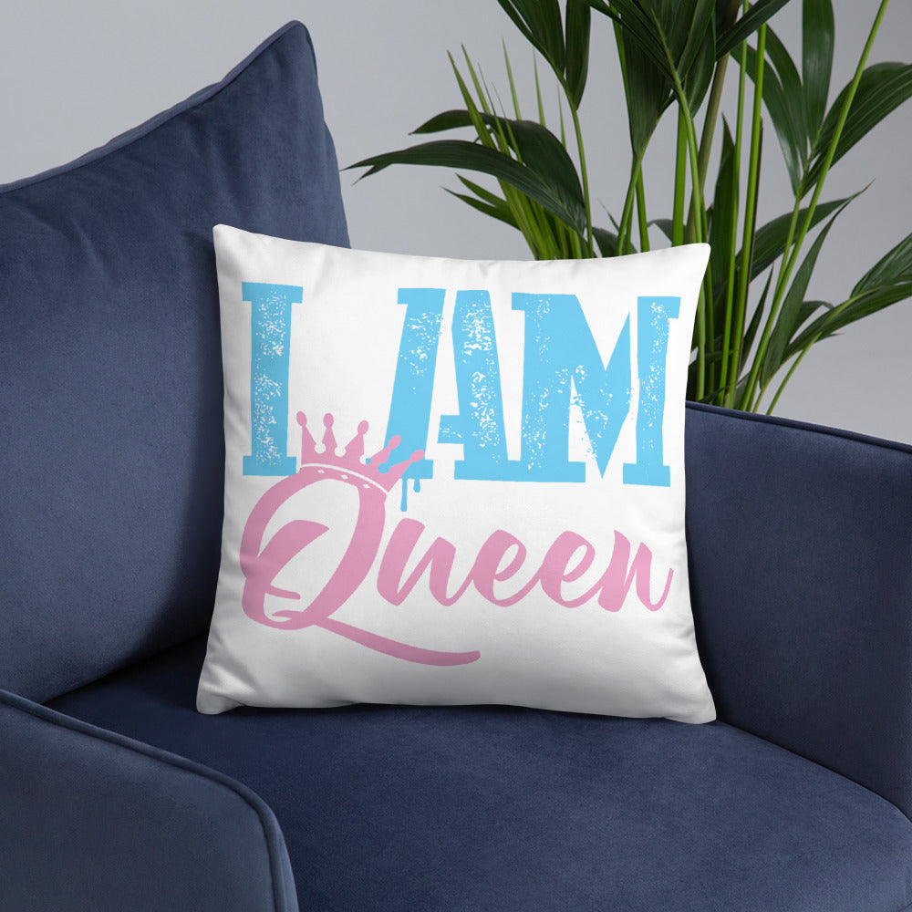 I Am Queen Basic Pillow