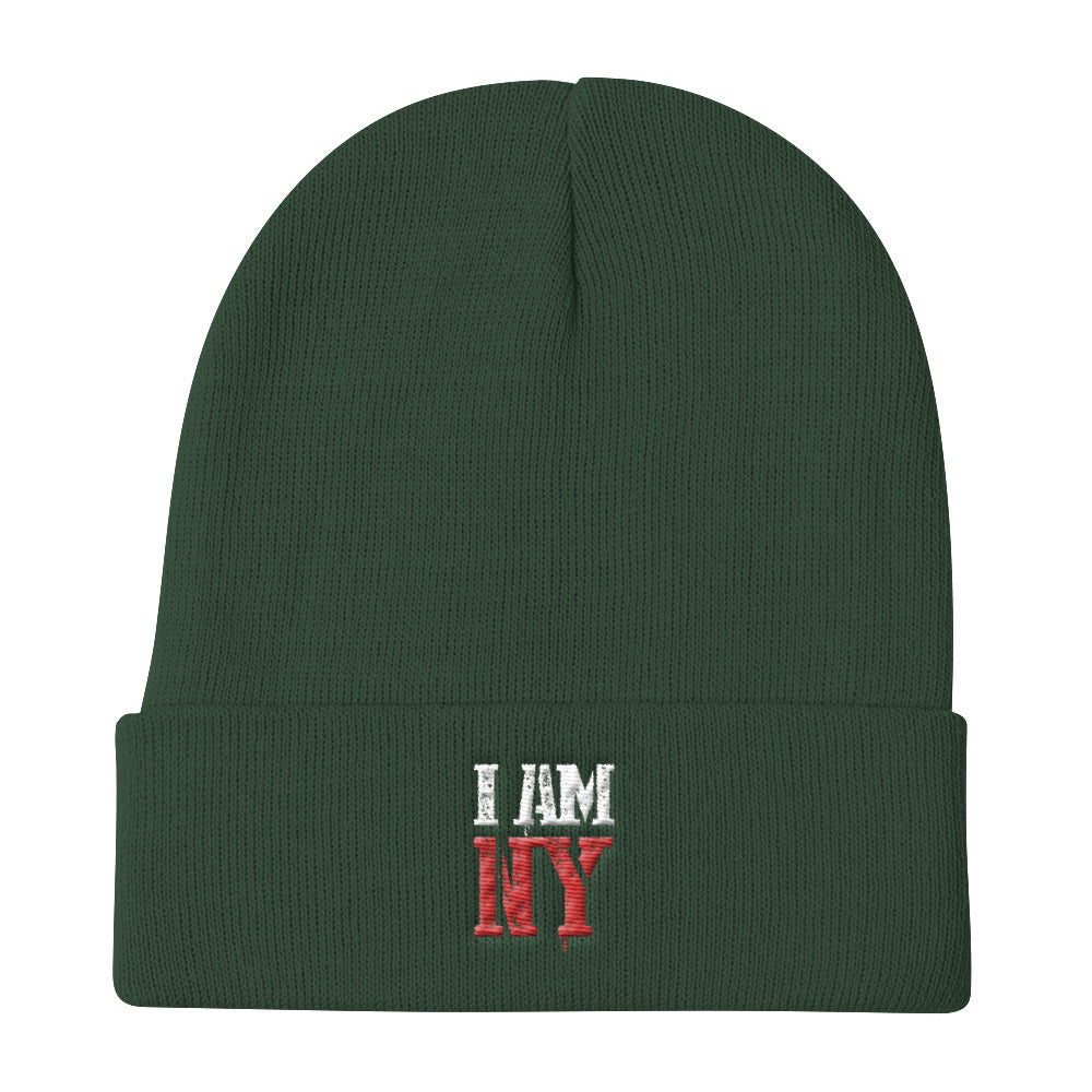 I Am Ny Knit Beanie