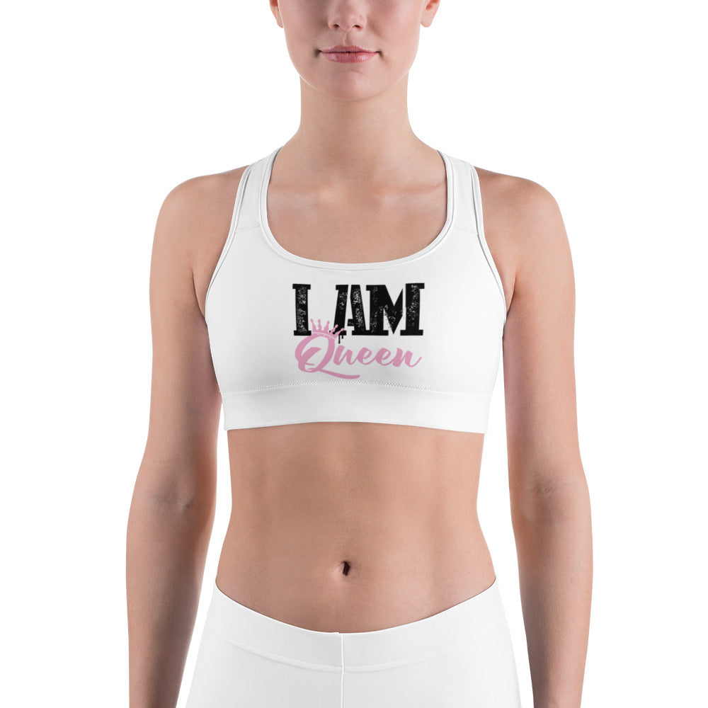 I Am Queen Sports bra