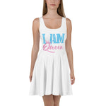 I Am Queen Skater Dress