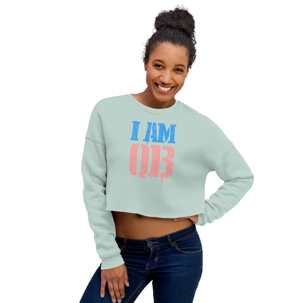 I Am Qb Crop Sweatshirt