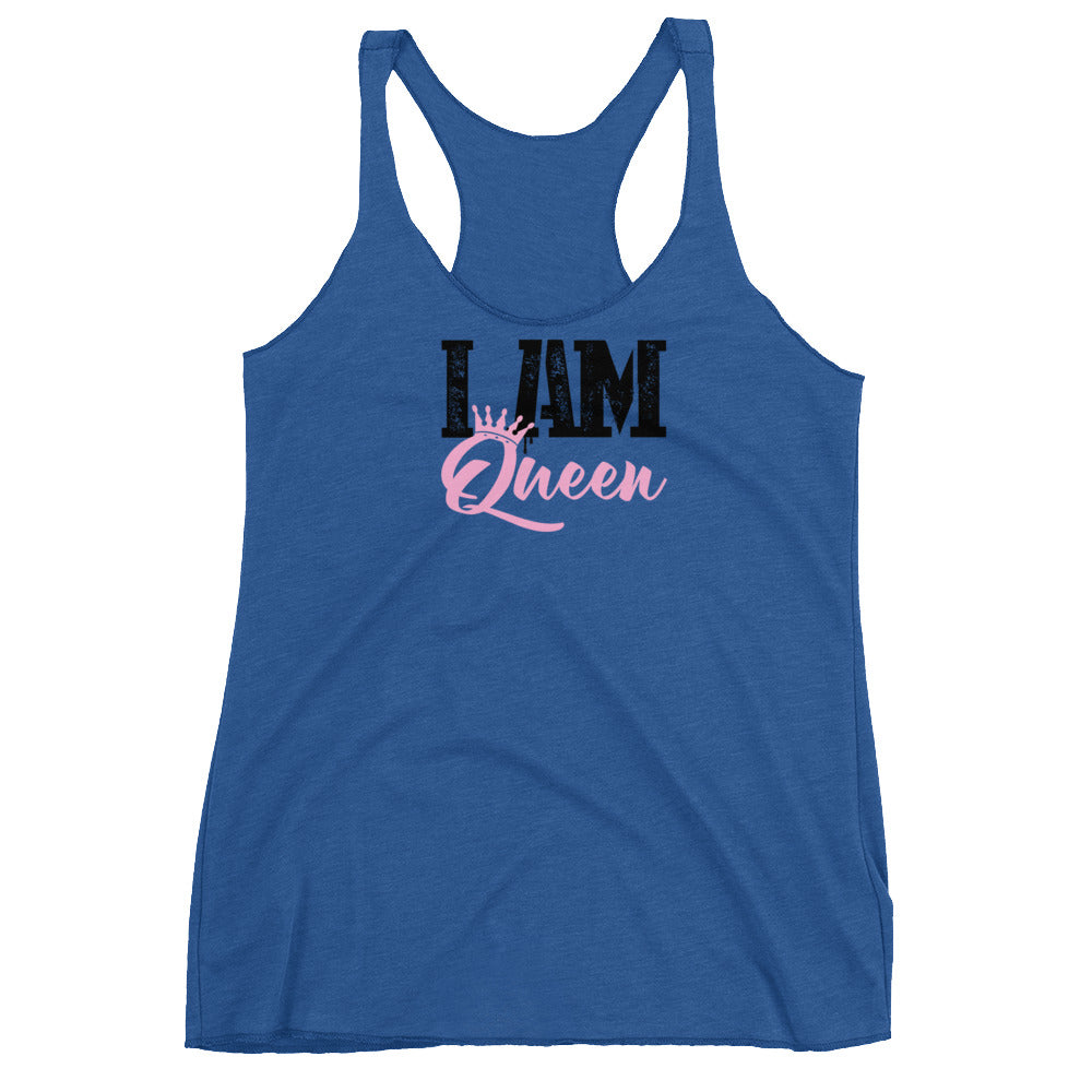 I Am Queen Women's Racerback Tank