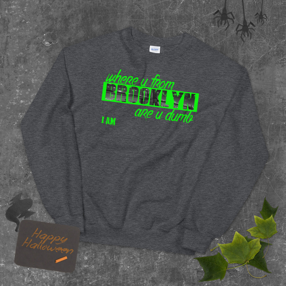 Are you dumb Unisex Sweatshirt