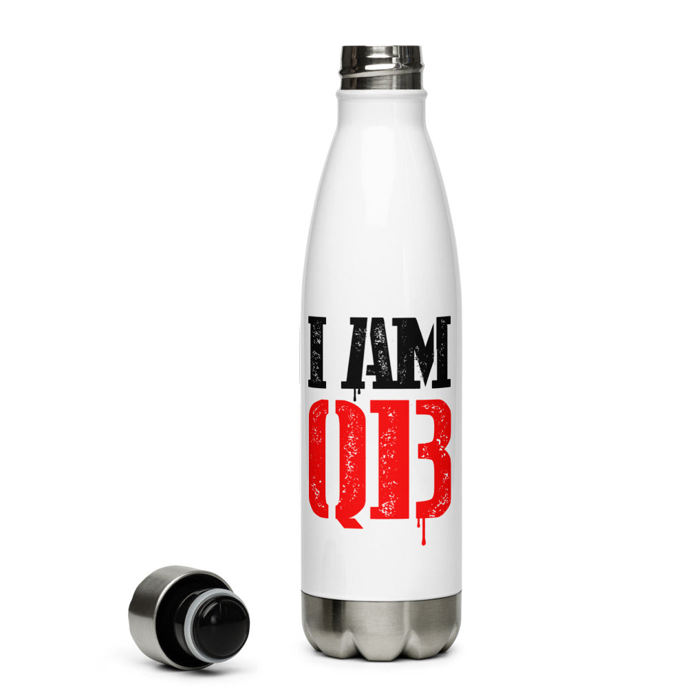 I Am QB Vet Stainless Steel Water Bottle