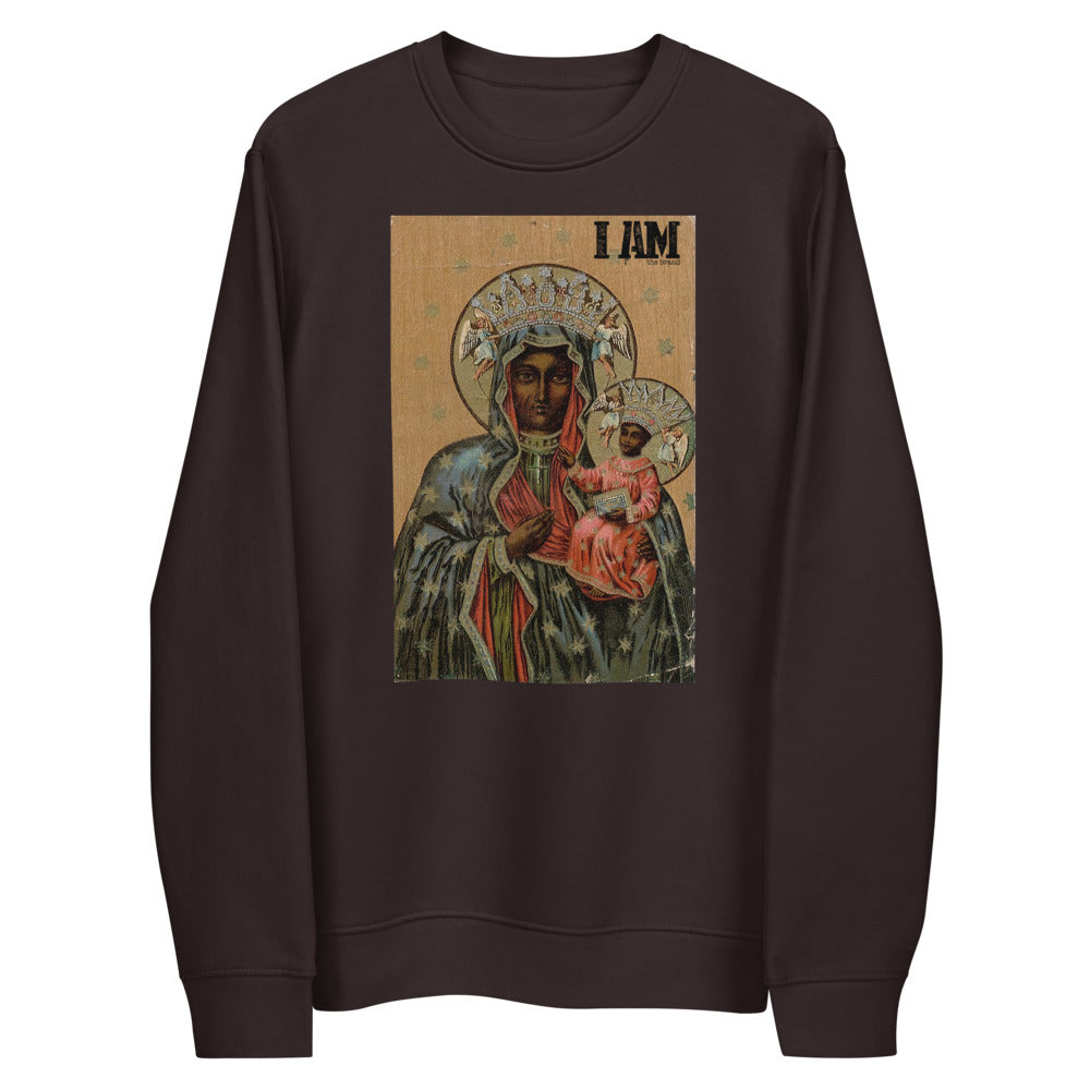 Black Madonna Unisex eco sweatshirt