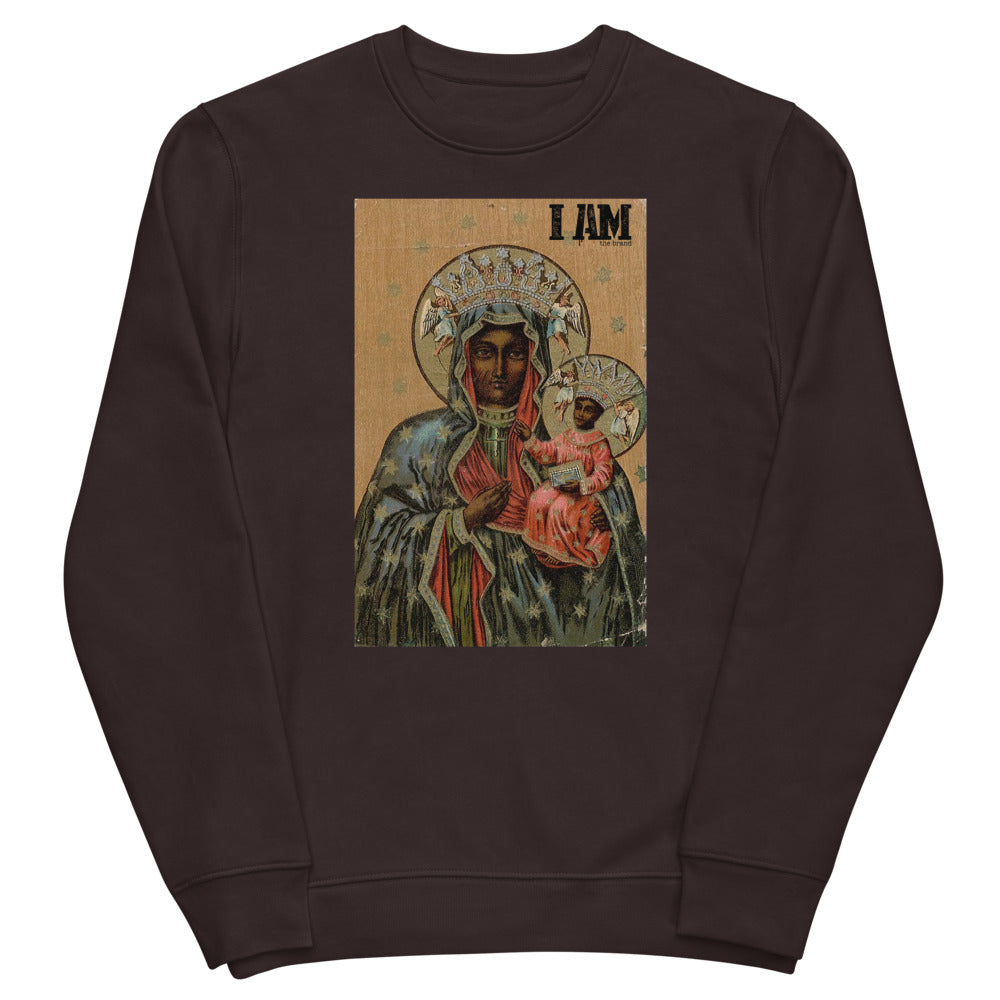 Black Madonna Unisex eco sweatshirt