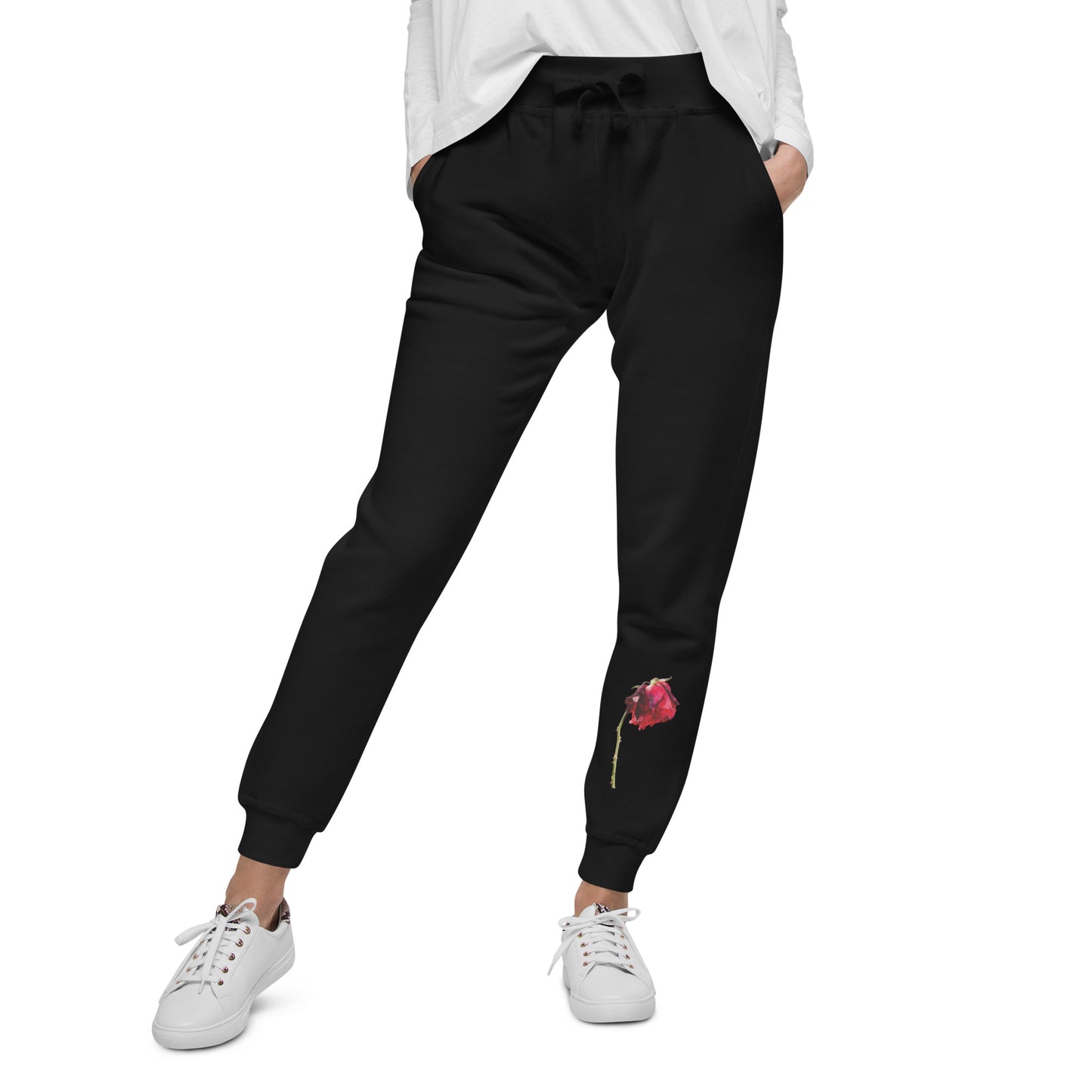 Concrete rose Unisex fleece sweatpants