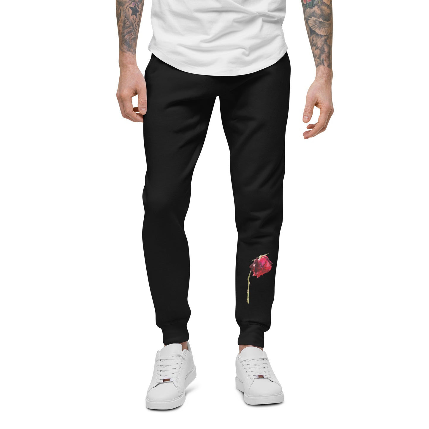 Concrete rose Unisex fleece sweatpants