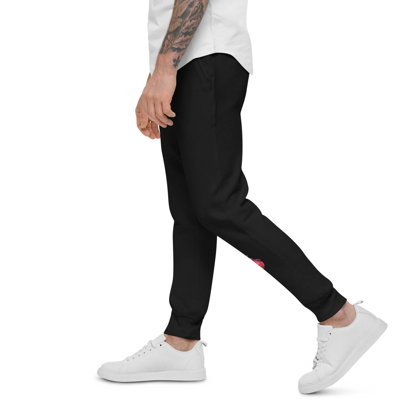 Concrete rose Unisex fleece sweatpants
