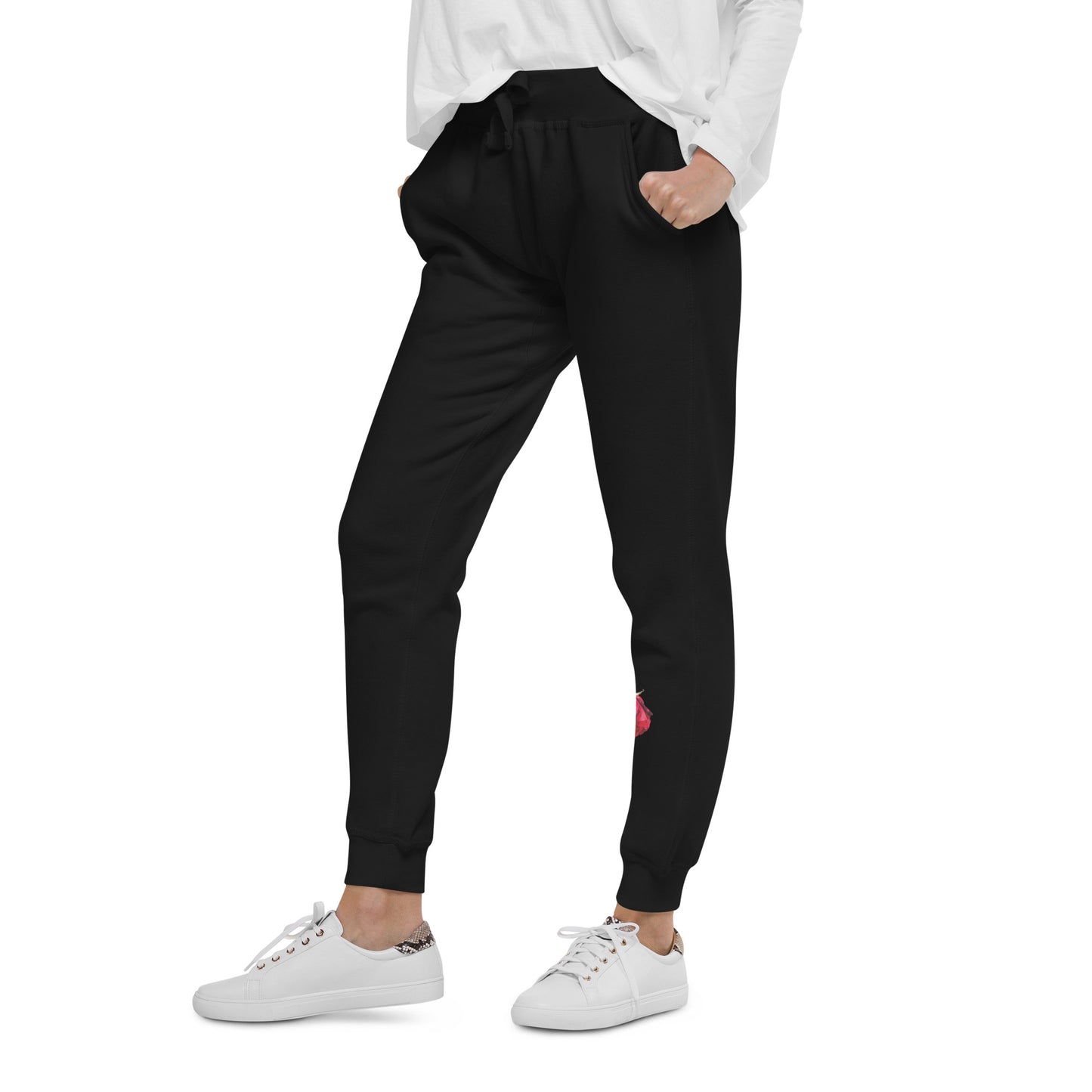 Concrete rose Unisex fleece sweatpants