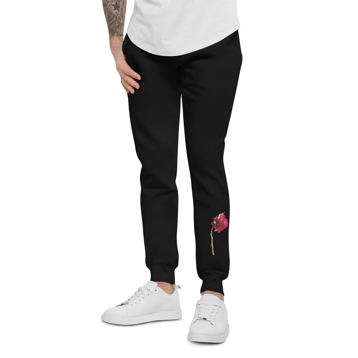 Concrete rose Unisex fleece sweatpants