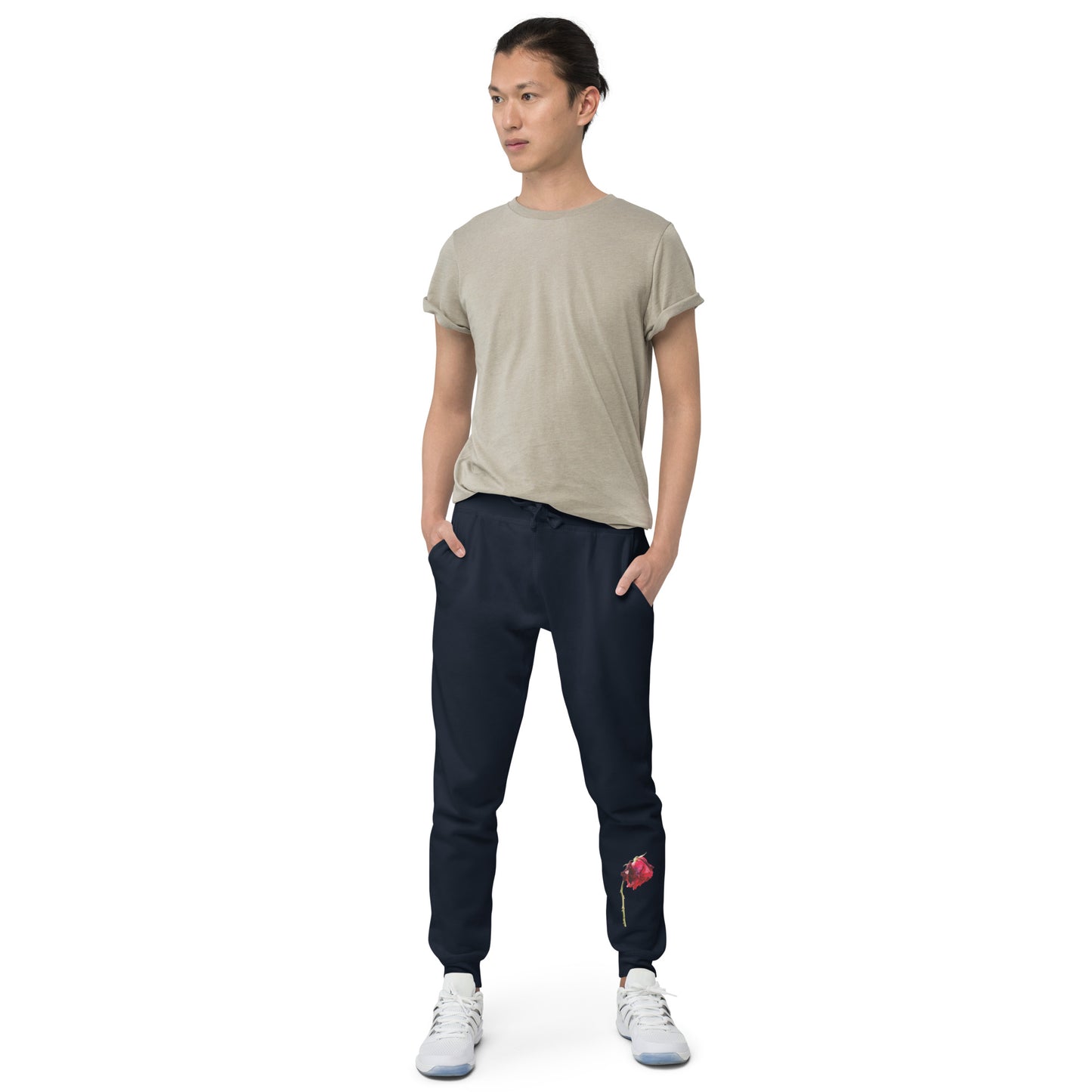 Concrete rose Unisex fleece sweatpants