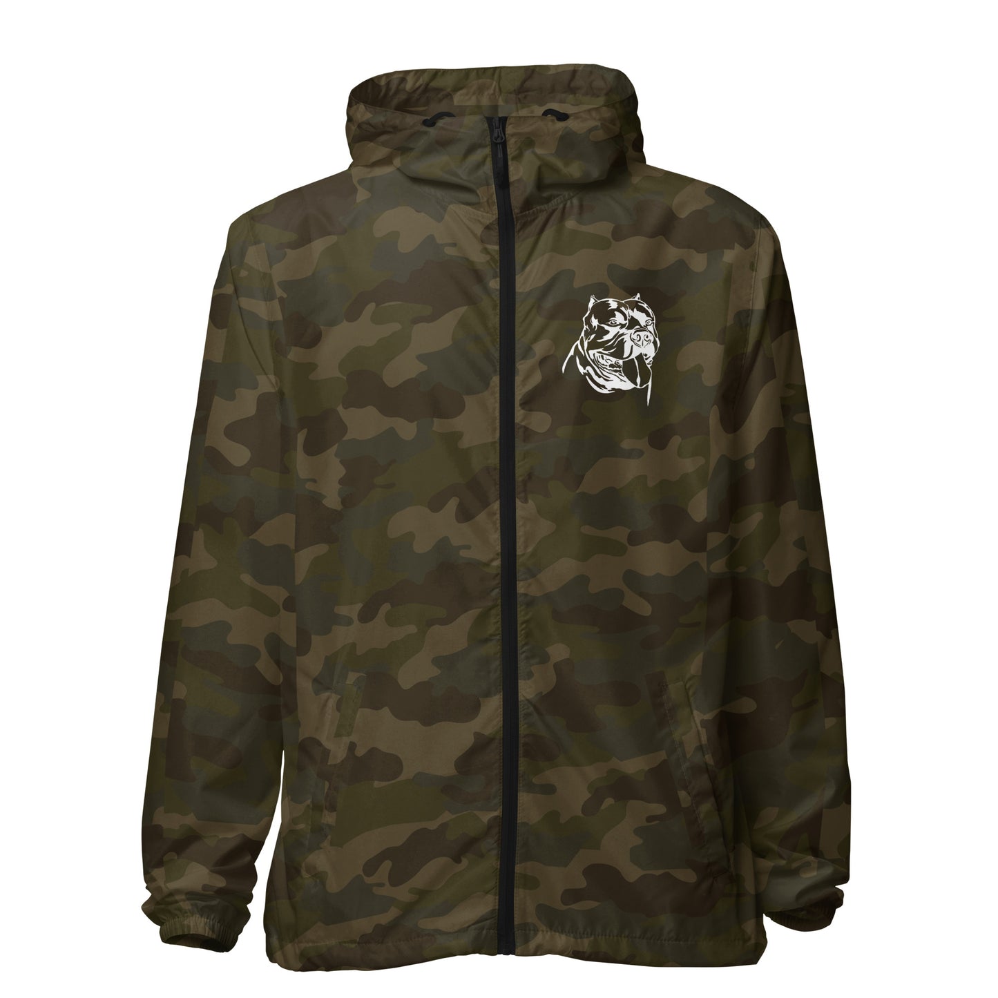 Unisex lightweight zip up windbreaker