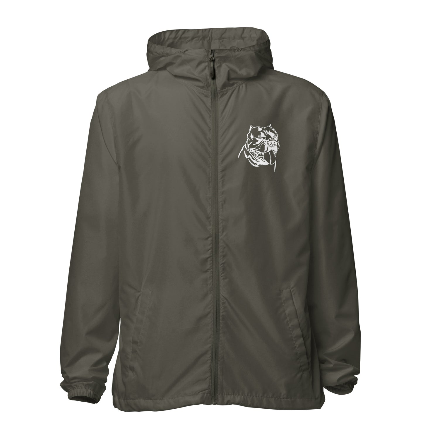 Unisex lightweight zip up windbreaker