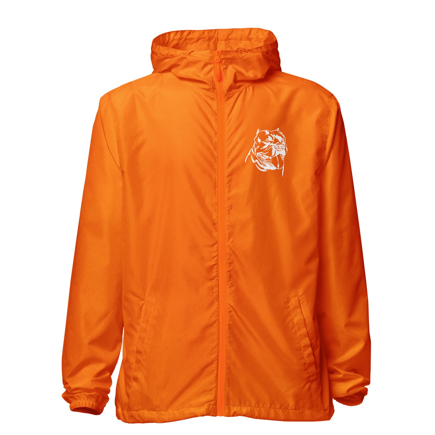 Unisex lightweight zip up windbreaker