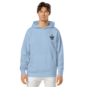 I AM Ankh Unisex pigment-dyed hoodie