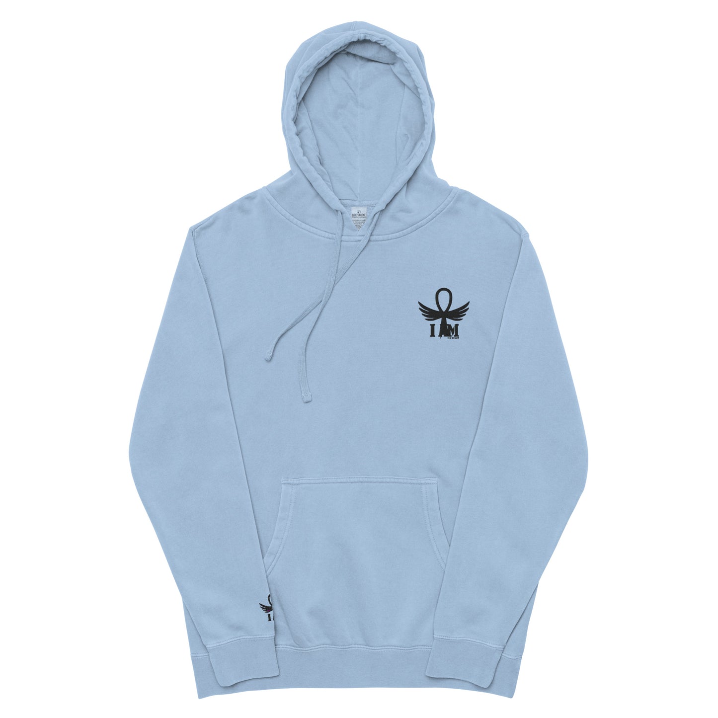 I AM Ankh Unisex pigment-dyed hoodie