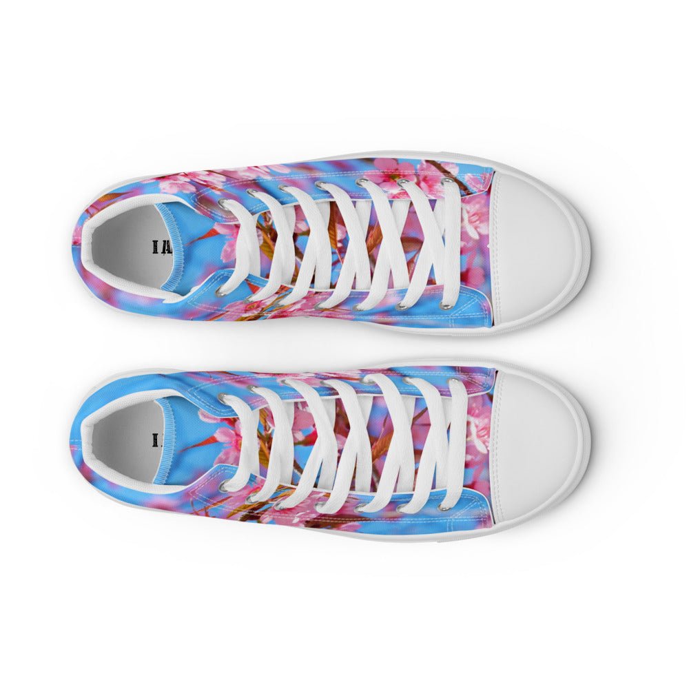 “ The Nahje’ ”  Women’s high top canvas shoes