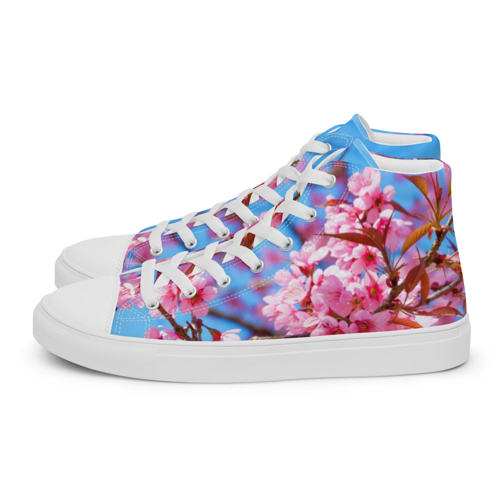 “ The Nahje’ ”  Women’s high top canvas shoes