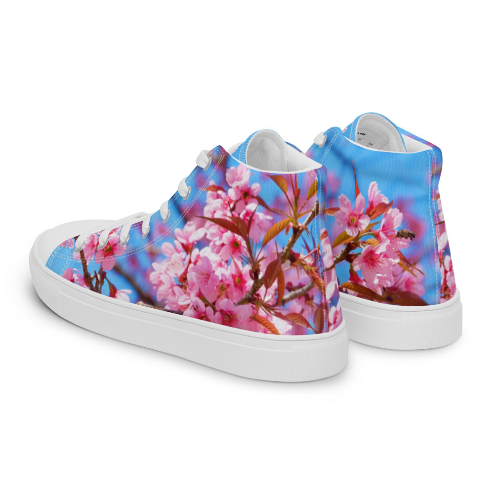 “ The Nahje’ ”  Women’s high top canvas shoes