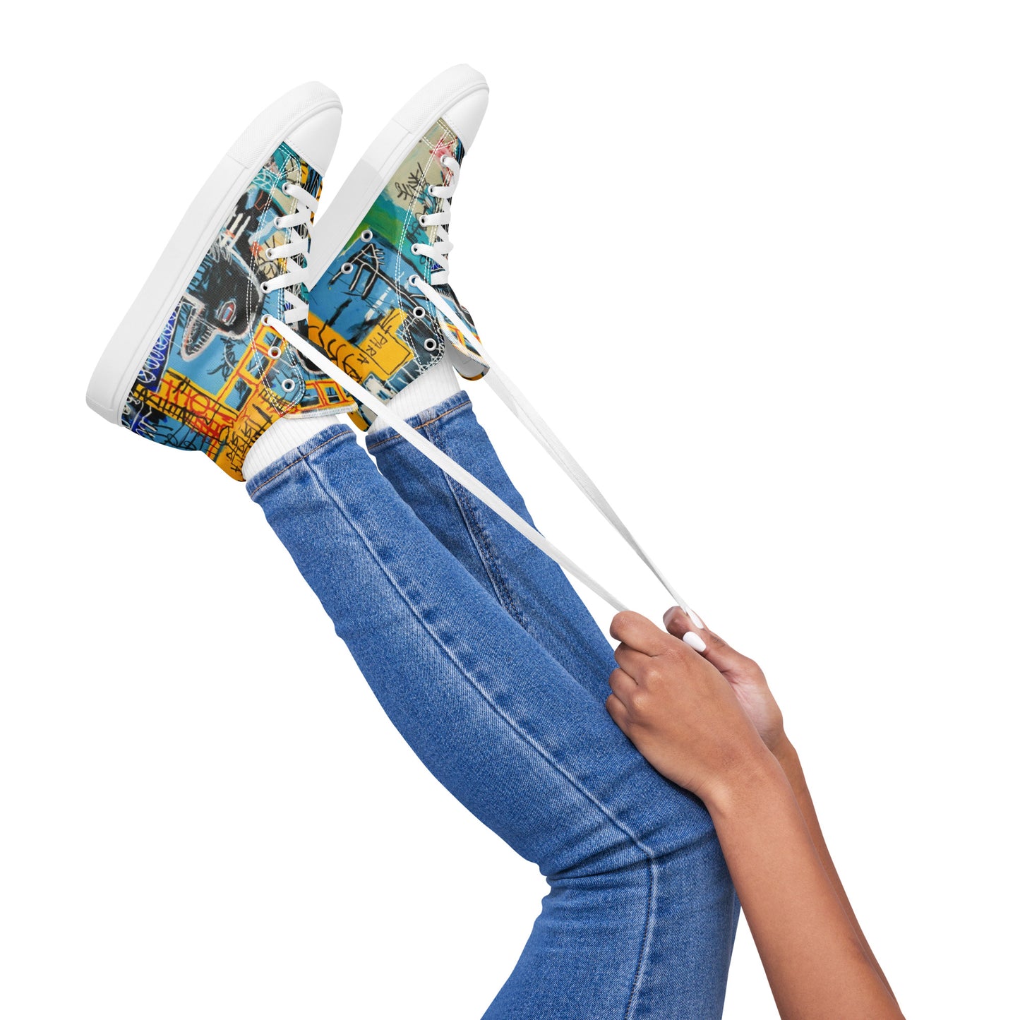 Arts  Crowns Women’s high top canvas shoes