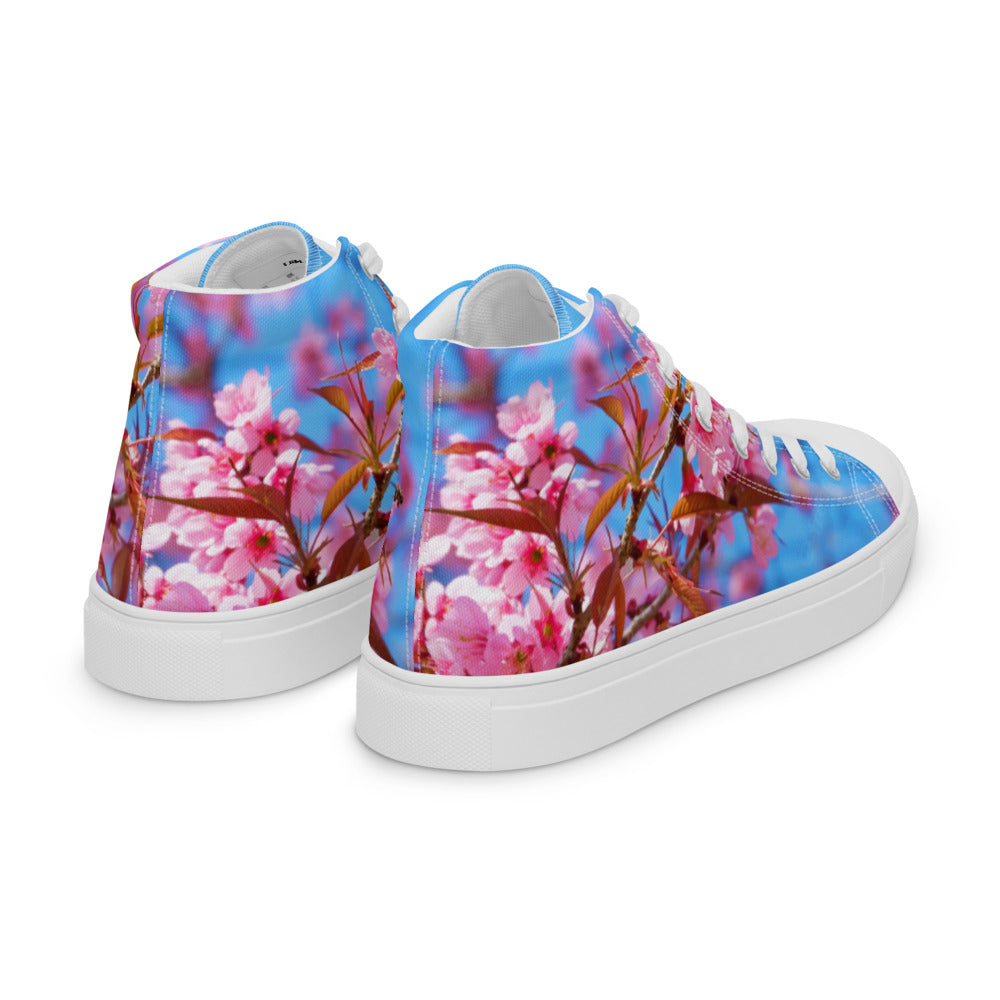 “ The Nahje’ ”  Women’s high top canvas shoes