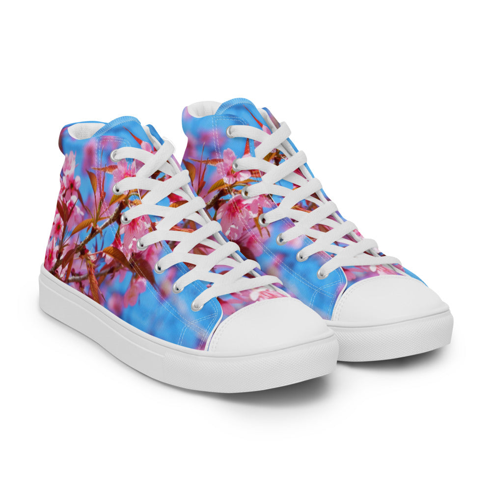 “ The Nahje’ ”  Women’s high top canvas shoes
